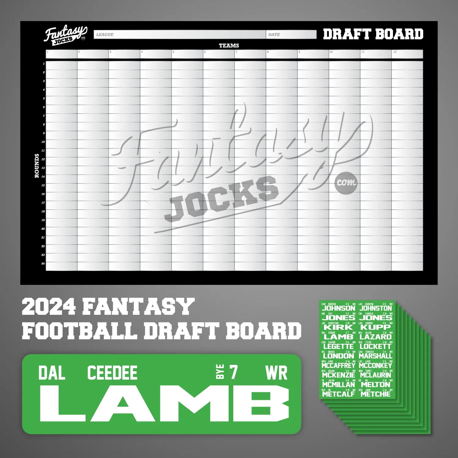 Custodian Kit - Football Draft Board