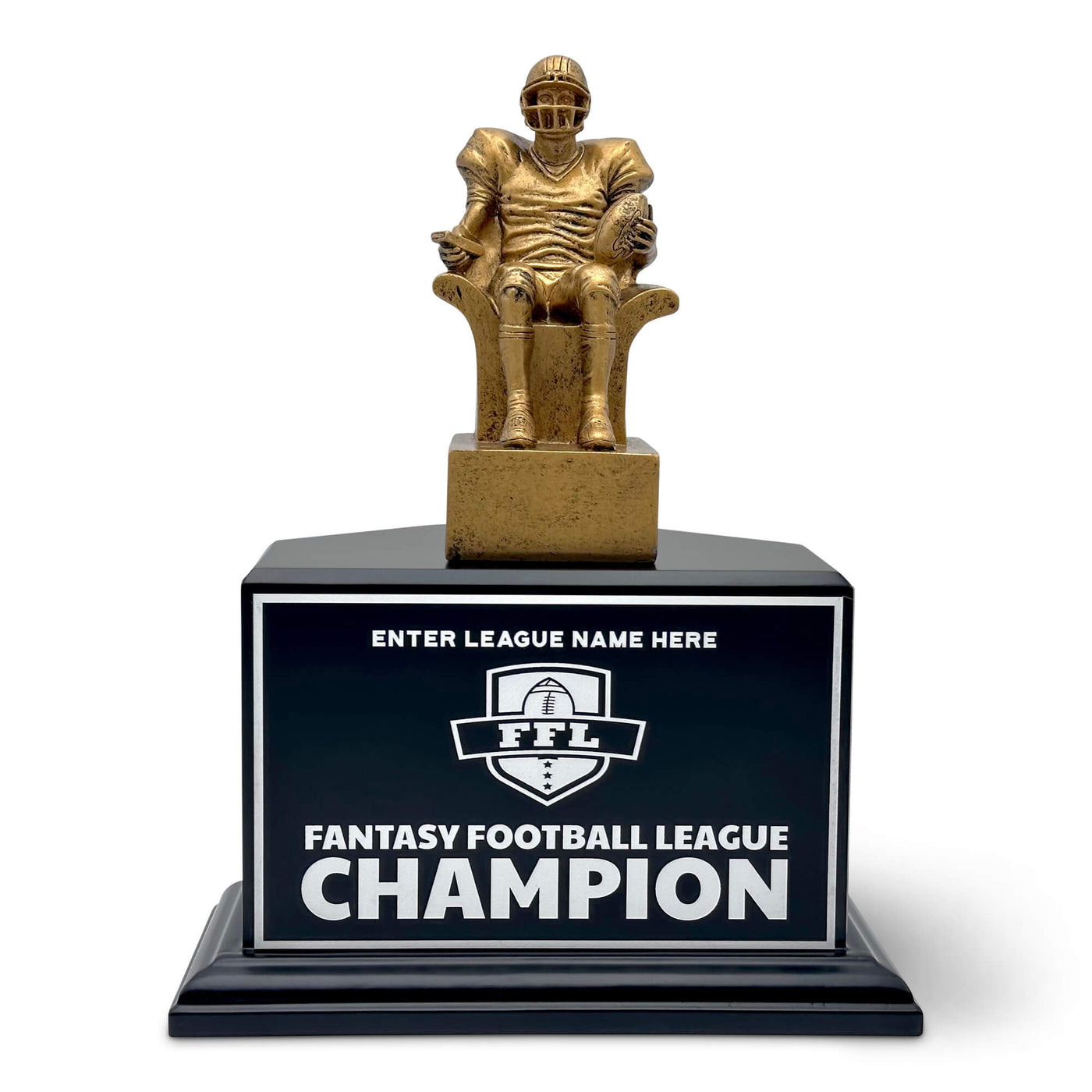 15 Perpetual Fantasy Football Trophy - Golden Player