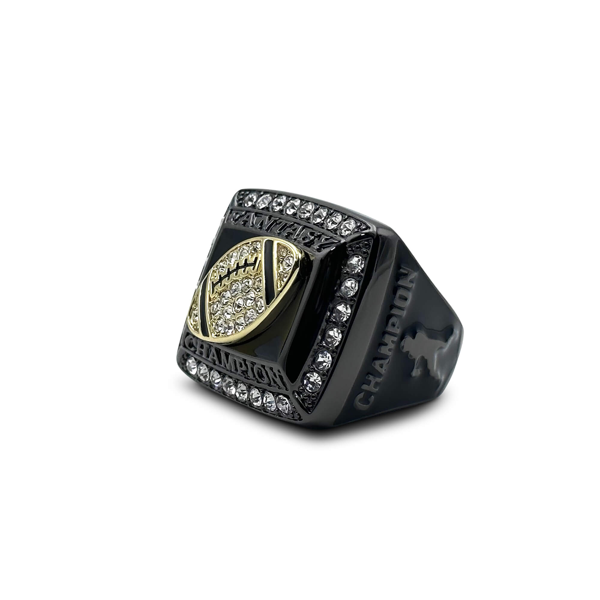 Fantasy Football Championship Ring Set - Punk Dark